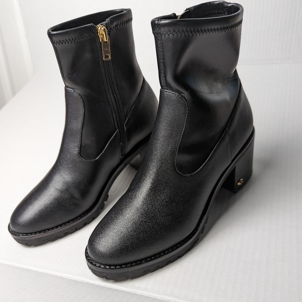 NWOB Coach Joy Lug-Sole Booties - Picture 3 of 12